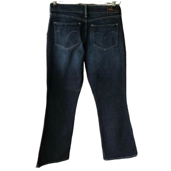 Levi’s Women's Bold Curve Bootcut Jeans 29x30 Dark Wash Denim Mid-Rise - Picture 3 of 5